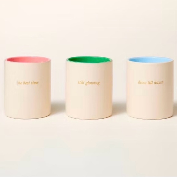 kate spade Other - Kate Spade x Target Scented Candle Trio New Limited Edition